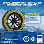 Goodyear New Grip Starter Kit Snow Socks for All Tire Brands